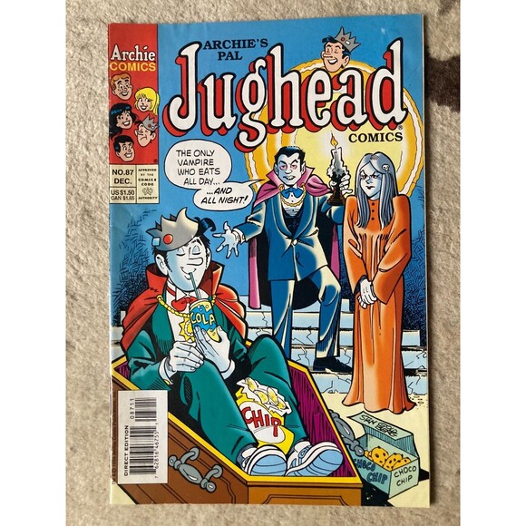 Vintage 90s Jughead Comic Lot 1990s Archie Comics Betty Cooper Veronica Lodge - Picture 8 of 9